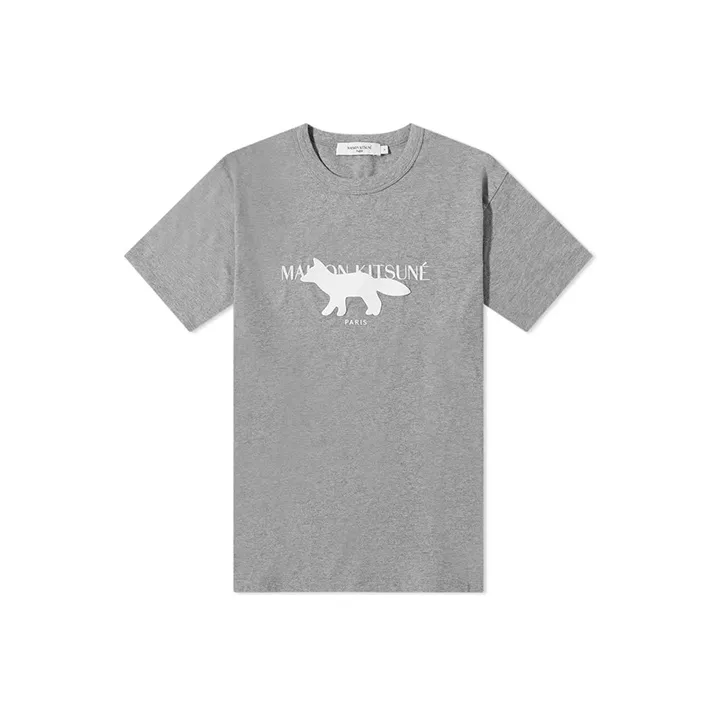 Maison Kitsune T Shirts Men Gray-0