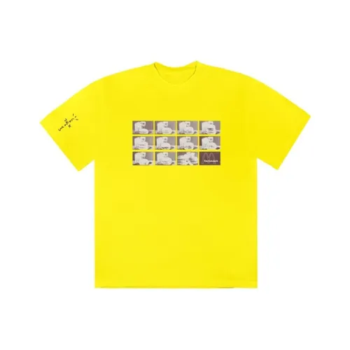 Mcdonald's X Travis Scott T-Shirts Unisex Yellow