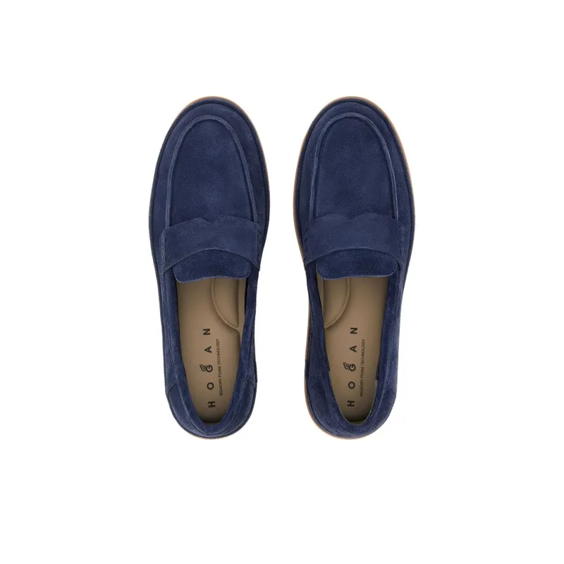 HOGAN H683 Casual Single Shoes Women's Blue-4