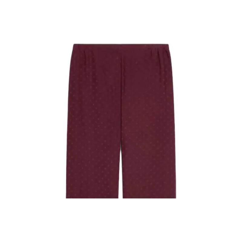 CELINE Pajama Pants Women's Red-3