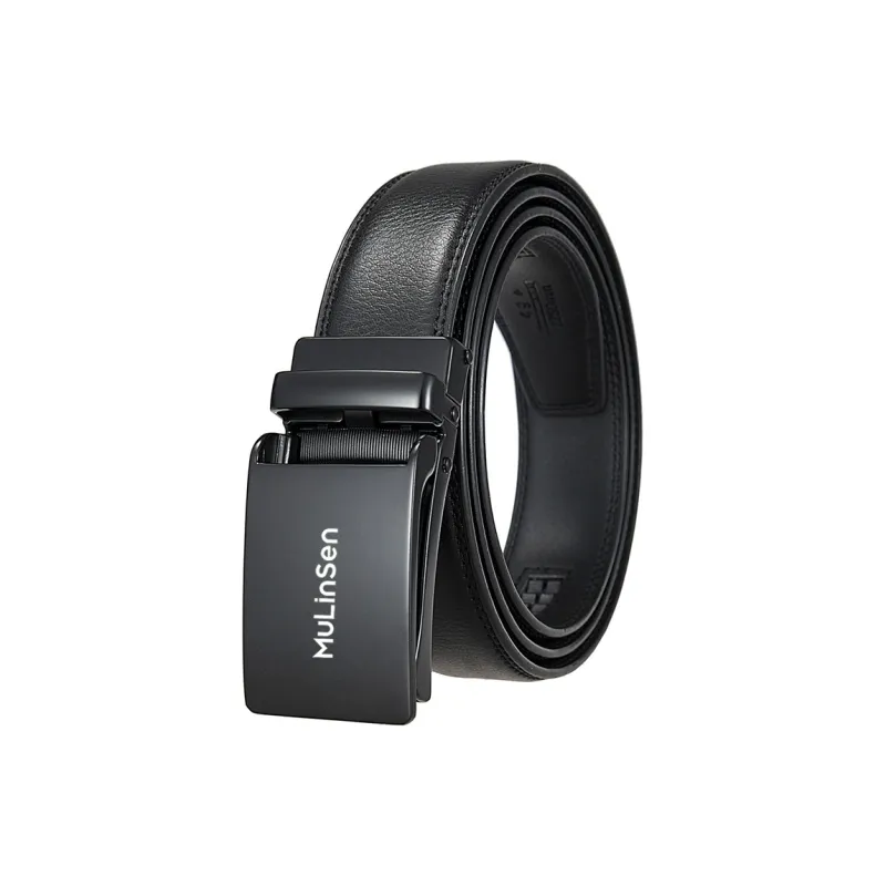Mulinsen Cow Leather Belts Men's 3.5CM-0
