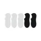 [5 Pack, Boneless 100% cotton]3 Pack White+2 Pack Black