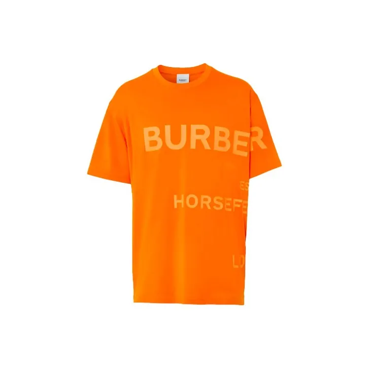 Burberry T-Shirts Men Deep Orange-0