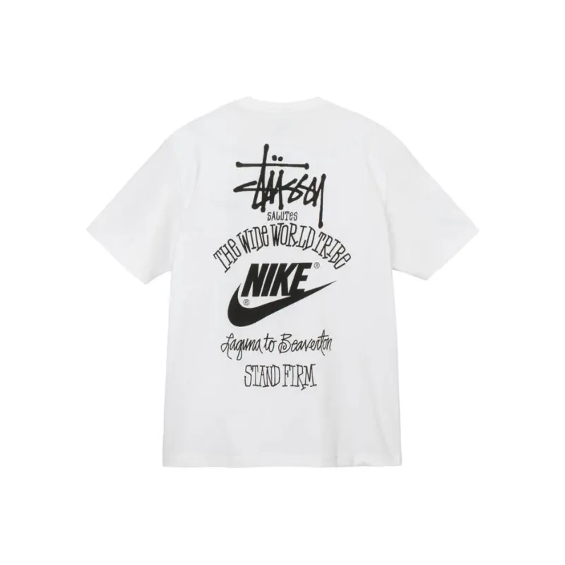 Nike X Stussy The Wide World Tribe T Shirt Asia Sizing-0