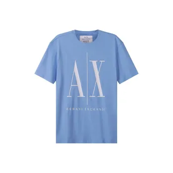 ARMANI EXCHANGE T Shirts Men Light Blue
