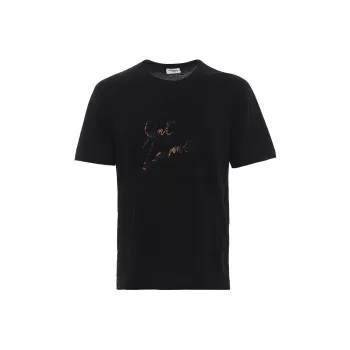 SAINT LAURENT T Shirt Men's Black