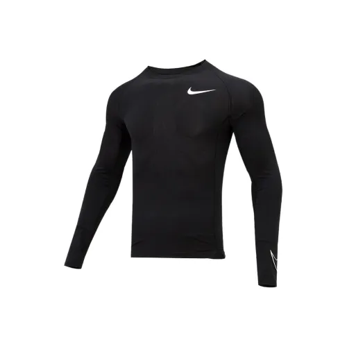 Nike Pro Dri FIT Men's Tight Long Sleeve Top Black