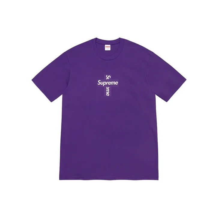 Supreme Cross Box Logo Tee-0