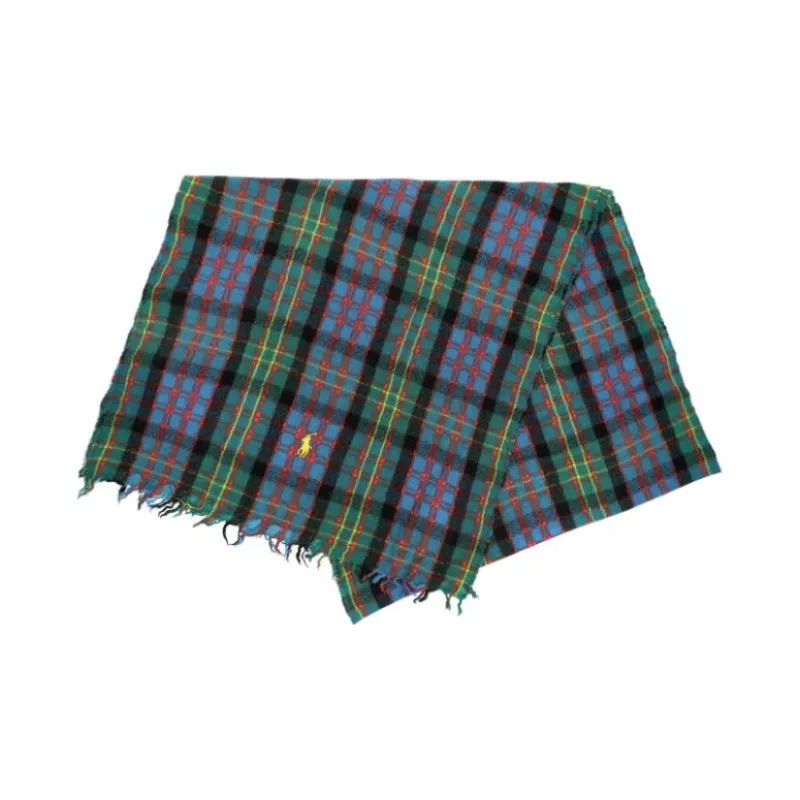 Polo Ralph Lauren Wool Knit Scarves Men's Blue-2