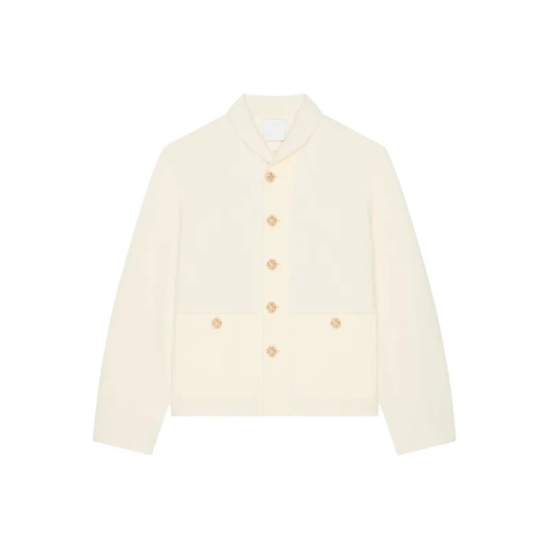 Givenchy SS25 Denim Jacket Men's White-0