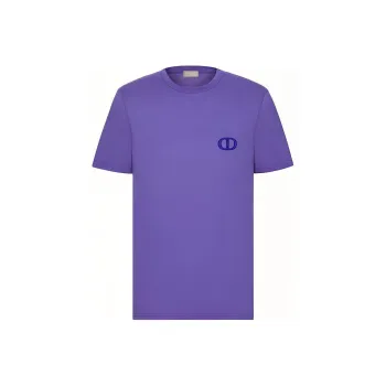 DIOR Quarterly New Products T-Shirts Men Purple