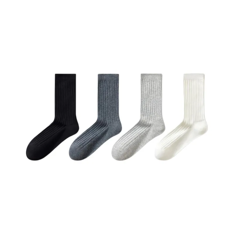 Temooues Mid Calf Socks Women's Combo Set-6