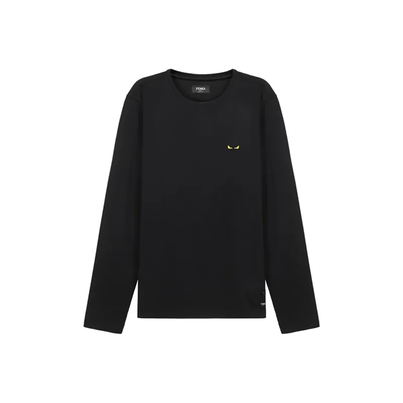 FENDI T Shirts Men Black-0
