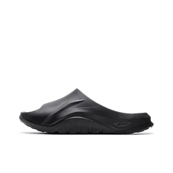 YINGXIONGLIANMENGYONGCHIPAIDUI x LiNing Soft Clap Slip Resistant Abrasion Resistant Slide Slippers Unisex Black