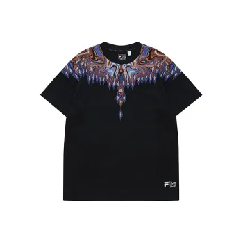 FILA FUSION x MARCELO BURLON COUNTY OF MILAN SS22 T Shirt Unisex Pitch Black