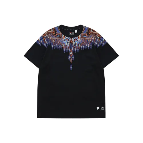FILA FUSION x MARCELO BURLON COUNTY OF MILAN SS22 T Shirt Unisex Pitch Black