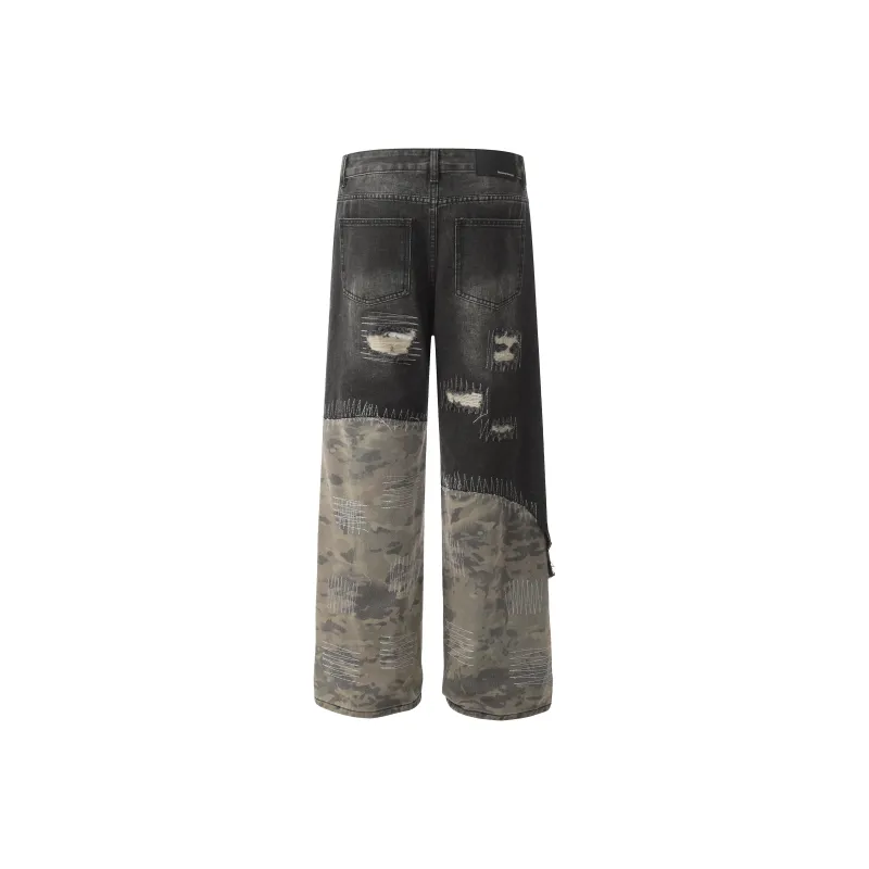 YINLEI Jeans Unisex Black-1