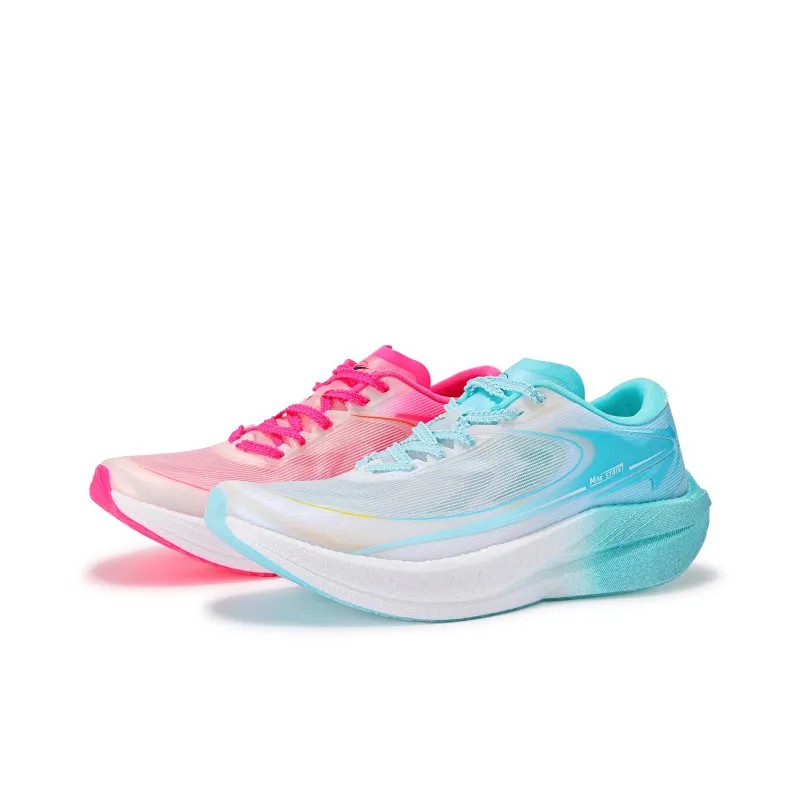 XINGHUOLI Running Shoes Unisex Low Top Red Blue BUFF Mismatched-1