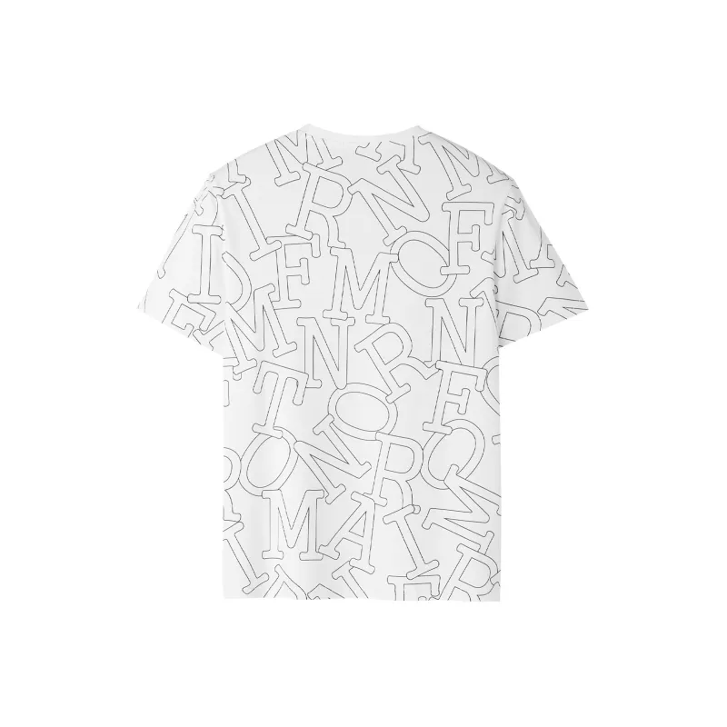 HLA T Shirt Men's Ecru Pattern 15-1