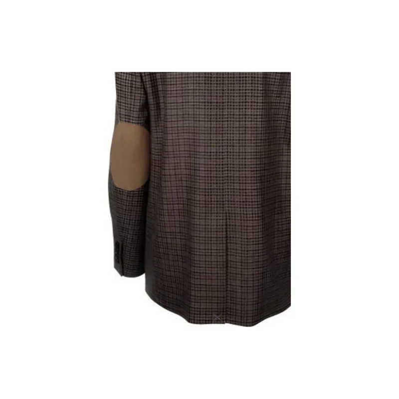 CELINE Jude Single Breasted Checked Jacket-2
