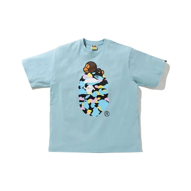 A BATHING APE New Multi Camo Milo On Ape Relaxed Tee-2