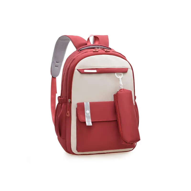 Yalu Nylon Backpack Regular Unisex Blue/Black/Pink/Purple/Red-13