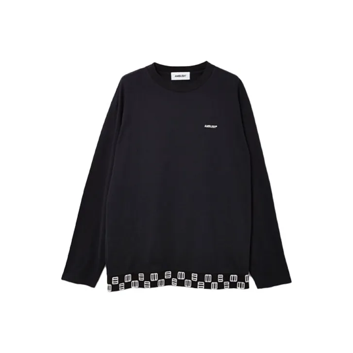 AMBUSH Monogram Rib Long Sleeve Tee-0