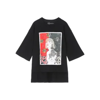 Acupuncture x Sasha Straight T Shirt Men's Black