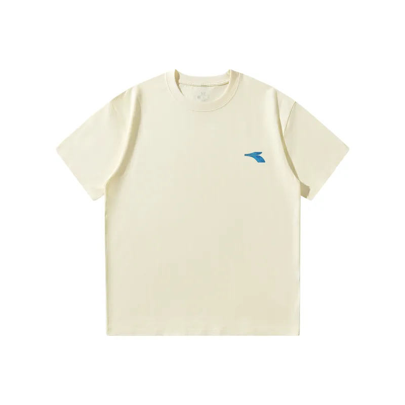 361° T Shirt Unisex Sand Brown White-1