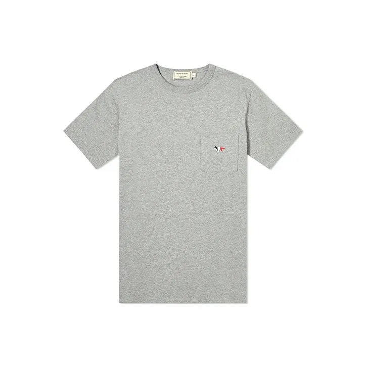 Maison Kitsune T Shirts Men Gray-0