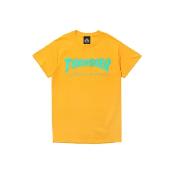 Thrasher T-Shirt US Version Unisex Yellow