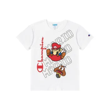 Champion x Super Mario Bros T Shirt US Version Men's White