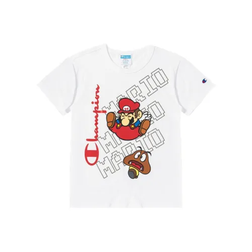 Champion x Super Mario Bros T Shirt US Version Men's White