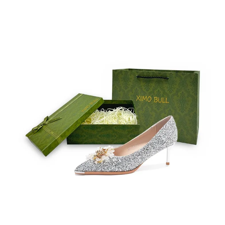 XIMO BULL Slim Heel High Heels Women's-42