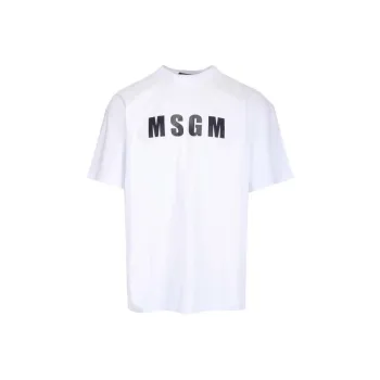 MSGM T Shirts Men White