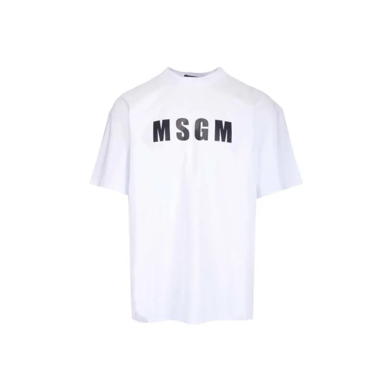 MSGM T Shirts Men White-0