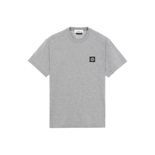 STONE ISLAND T Shirts Men Gray