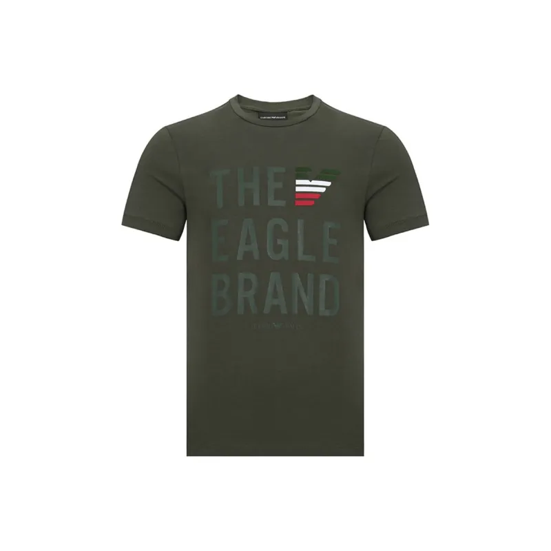 EMPORIO ARMANI T-Shirt Men's Military Khaki-0