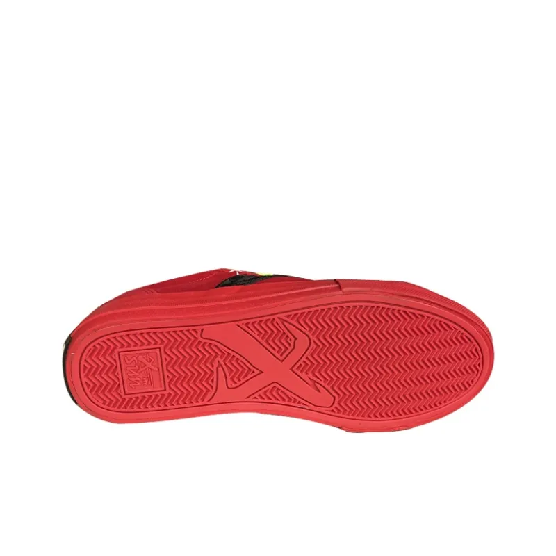 X JIMSUN Cushioning Balance Support Low Top Skateboard Shoes Unisex China Red-3