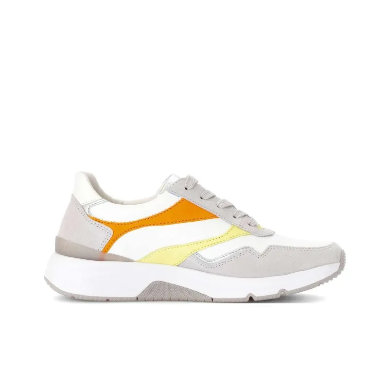 Gabor Rollingsoft Low Top Casual Shoes Women's Greige-1