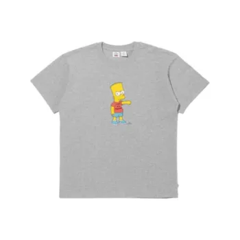 The Simpsons X Levis T Shirts Men Gray
