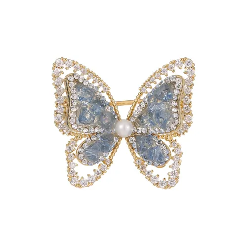VIOLET Synthetic Cubic Zirconia Brooches Women's