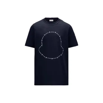 Moncler T Shirts Men Blue