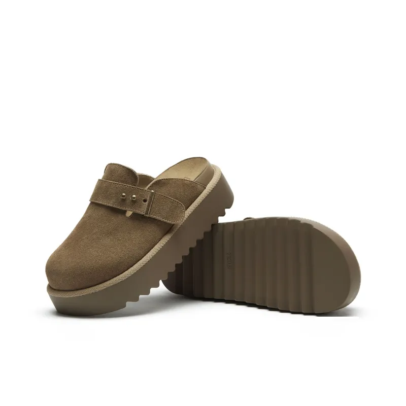 Hotwind Pinecone Grey Series Abrasion Resistant Closed Toe Slippers Women's-11