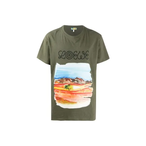 LOEWE T-Shirts Men Green