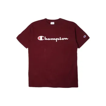 Champion T Shirt Japan Version Unisex Burgundy