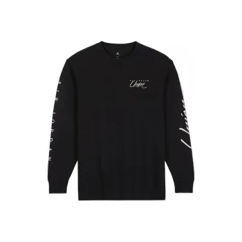 Union X JORDAN Wordmark T Shirts Unisex Black