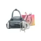 Blue with Charm-Shopping Bag