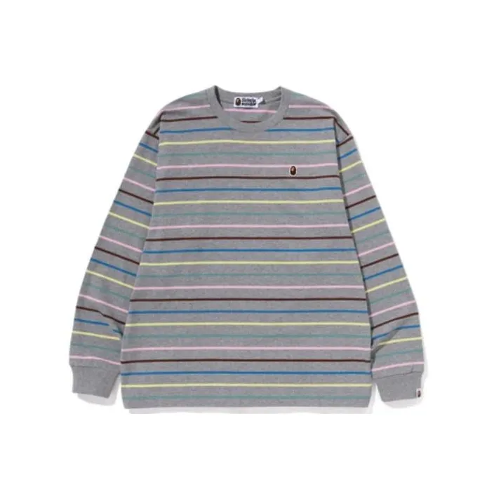 Bape Hoop Relaxed Fit L/S Tee-3