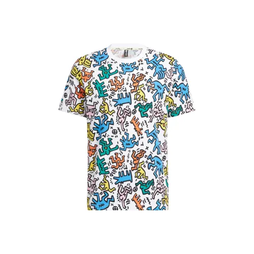 Adidas x Keith Haring Set in Sleeve T Shirt Unisex White